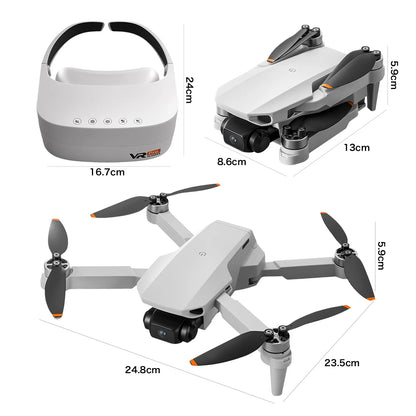 Aeri100 Drone with VR Optical Flow Positioning Brushless Motor HD Aerial Photography Dual Camera Remote Control Aircraft