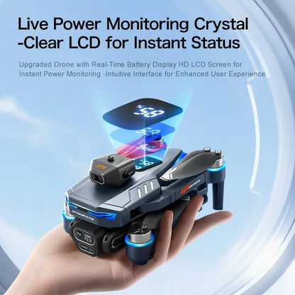 For Genuine GT8 Drone 4K Professional Dual Camera FPV GPS Brushless Motor Optical Flow Hovering Folding Quadcopter 4k 8K RC Dron