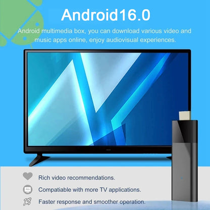Android 16 TV Stick 4K Allwinner H313 Dual Wifi 2.4G/5.8G Quad Core HDR RAM 4GB ROM 32GB 64GB 128GB Home Theater Media Player