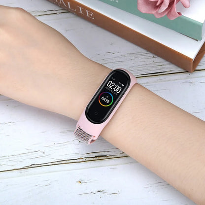 Nylon Loop Strap for Xiaomi Mi Band 11 10 9 8 7 6 5 4 Breathable wristband Smartwatch Bracelet sport pulsera watchband Miband 11