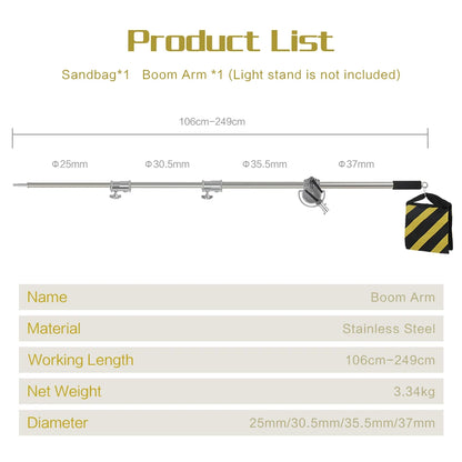 Super Stable Stainless Steel Big Tripod 2.8M Foldable Lighting Stand Tripod Photography For Fill Spot Light Softbox Photo Studio