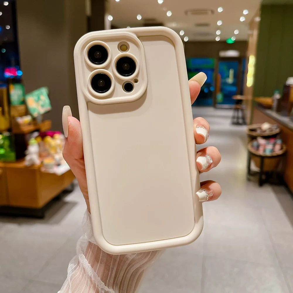 Soft Silicone Case For iPhone 17 16 15 14 11 13 12 Pro Max 17 Air 16e Mini Shockproof PhoneCover For iPhone X XR XS Max 7 8 Plus
