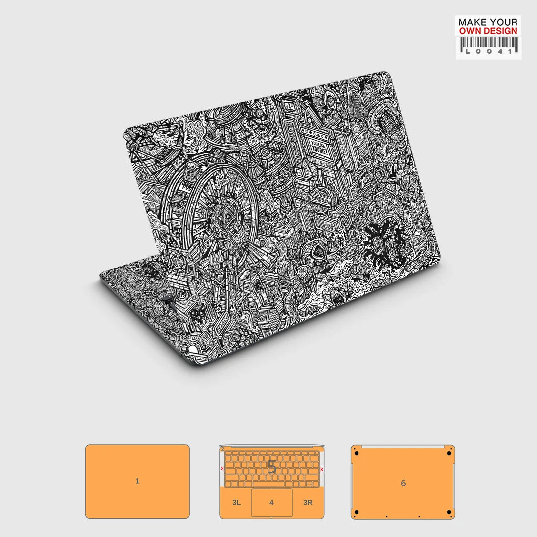Colorful skin sticker for Macbook Pro 16 14 15  M1 M2 M3 M4 2021 2023 2024 2025 Full Wray Sticker skin screen protector