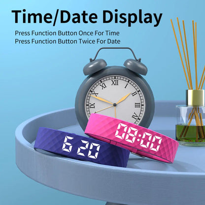 Smart Bracelet LED Digital Waterproof Smart Clock Smartband With running pedometer Monitor Smart Band Vibration Alarm Reminder