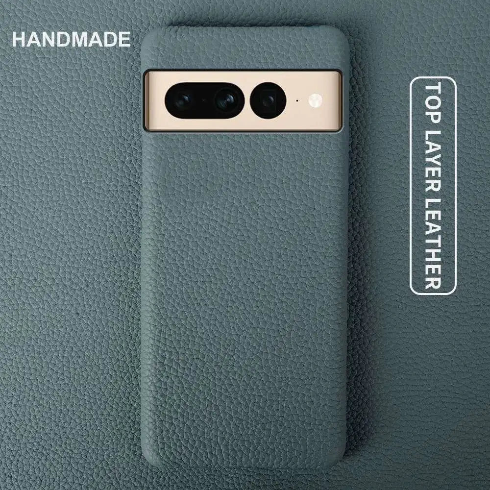 Fundas Pixel 10 Pro Case Business Genuine Leather Cases for Google Pixel 6A 7Pro 5A Mobile Phone Cover Capa Back Coque Carcasa