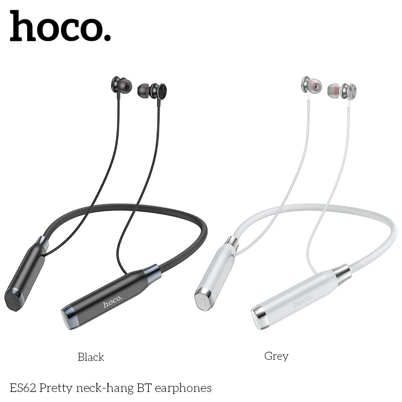 HOCO ES62 Neckband Earphones Bluetooth 5.3 Sport Headsets Support TF Card Playback 120 Hours Long Battery Life For Mobile Phone