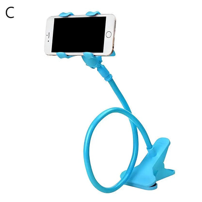Phone Holder Stand Lazy Bracket Headrest Bed 360 Flexible Long Arms Clamp Mount Phone Stand 360 ° Rotation For iPhone 3.5~6.5"