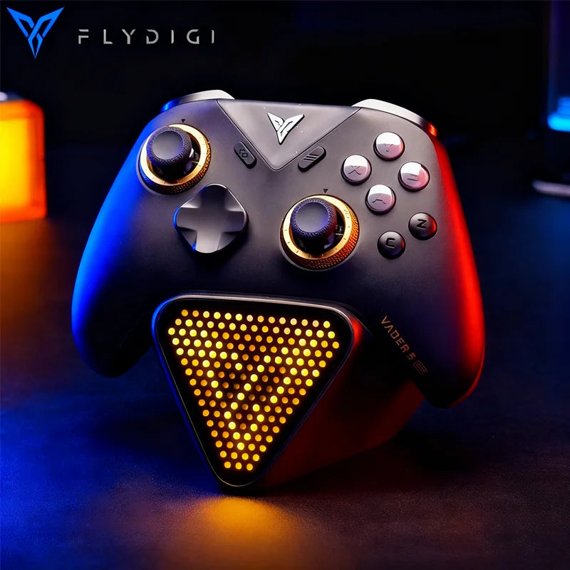 Flydigi Vader 5 Pro V2 Global Version Wireless Bluetooth Gamepad for PC NS Mobile + 2nd Gen Phone Holder | Phone User Optimized