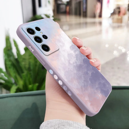 Artistic Patterns Phone Case For Samsung Galaxy S25 S24 S23 S22 S21 S20 Ultra Plus FE Note 20 Ultra 10 9 Plus Cover