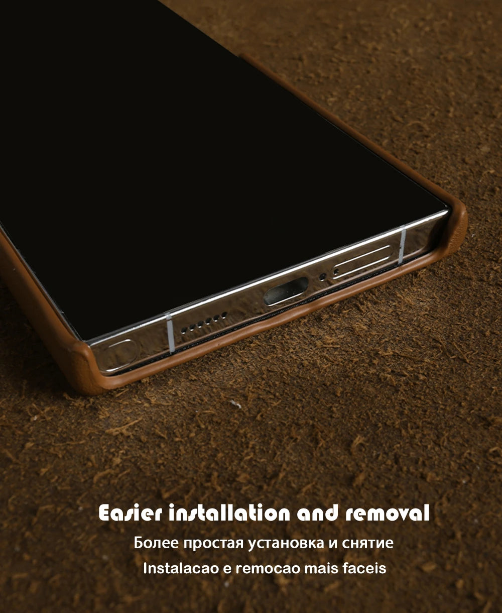 Handmade Premium Genuine Leather Magnetic Case for Samsung Galaxy S25 Ultra Case S24FE S23 S22 S21 S20 Note20Ultra Magsafe Cover