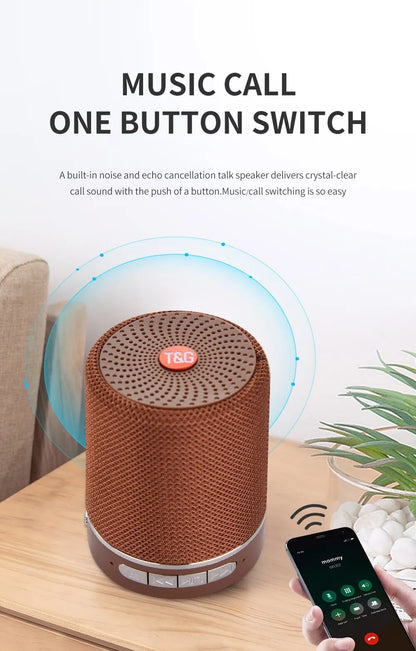 Portable Wireless Mini Subwoofer Bluetooth Speaker Sound Box Music Bass Radio FM Woofer Small Waterproof Caixa De Som Blootooth