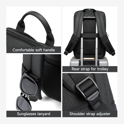 Tigernu Thin Backpack Men Laptop Backpack 15.6inch Bags College School Backpack Slim Backpack Male Travel Backpack USB Knapsacks