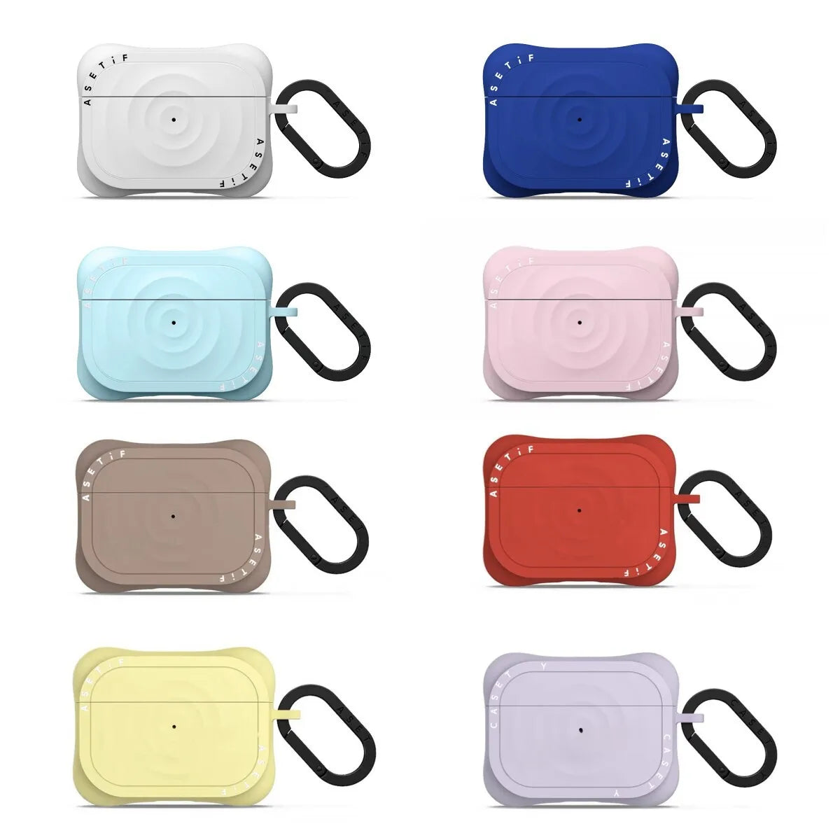 Niche Boyang Wave Design Shockproof Earphone Shell Compatible With AirPods Pro Wireless Headphones