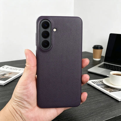For Magsafe Case For Samsung Galaxy S26 Ultra S24 Plus S25 Edge S23 S21 S20 FE Note 20 S22 Ultra Phone Case Leather Back Cover