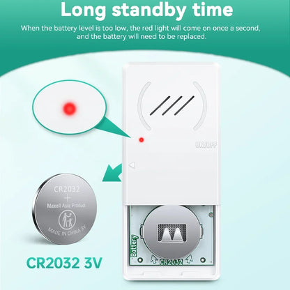Magnetic Security Sensor Refrigerator Door Alarm Windows Open Alarms 60 Seconds Delay Loud 96 DB for Home, Store, Office