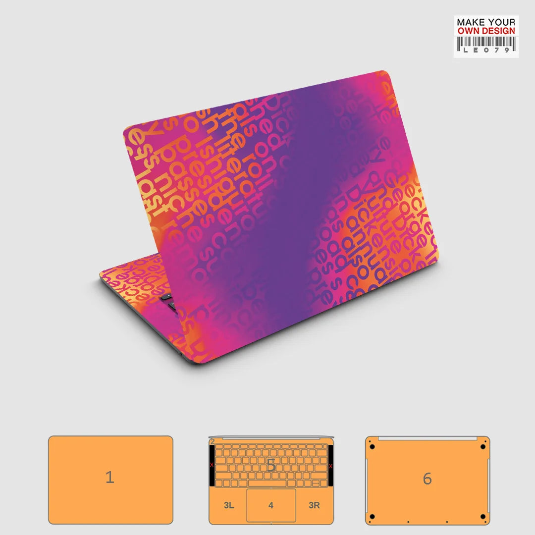 Colorful Skin Sticker for Macbook Pro16 M1 M2 M3 M4 2022 2024 2025 Full Wray Sticker Skin Screen Protector