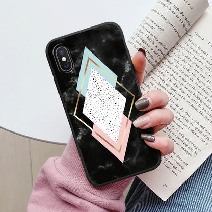 Fashion Marble Cover For iphone X XS MAX Soft Protective Cases Silicone Coque Bumper Fundas For iphone X XSMA iphoneX Shell Bags