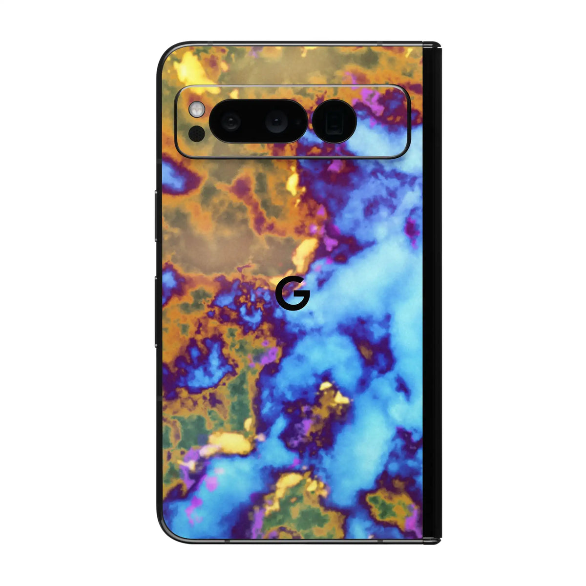 Colorful Skin For Pixel Fold 10 9 Pro XL Back Film Google 8 Sticker 8A Protective Decal Wrap Phone Soft Back Screen Protector