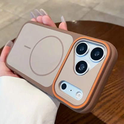 Luxury Color Collision Silicone Phone Case For iPhone 18 Pro Max 16 15 14 13 12 17 Pro Max 18 Pro For Magsafe Shockproof Cover