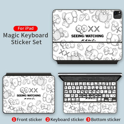 Suitable For Magic Keyboard Skin Sticker 2025 iPad Pro M4 11/13 Inch iPad A16 11in iPad Air M2/4 11 Tablet Sticker Full Decal