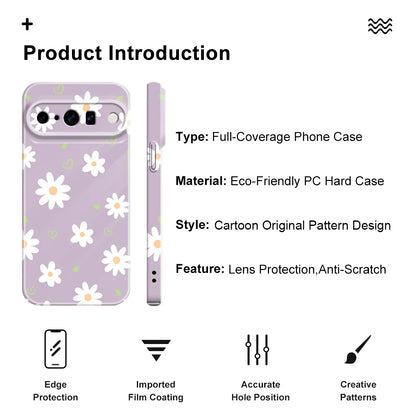 Tender Daisy Phone Case For Google Pixel 10 9 9A 8 8A 7 7A Pro XL 5G Film Hard Cover