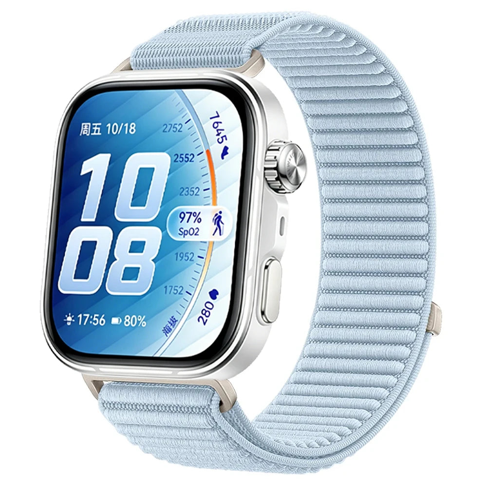 Official Nylon Braided Strap for Huawei Watch Fit 5/5 Pro Breathable Bracelet Watchband Huawei Watch Fit 4 Pro/4/3 Accessories