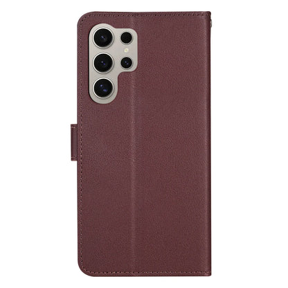 Wallet With Card Slot Magnetic Flip Leather Case For Samsung Galaxy S25 FE S24 Ultra S23 S22 S21 S20 FE S10 Plus S9 Card Bag