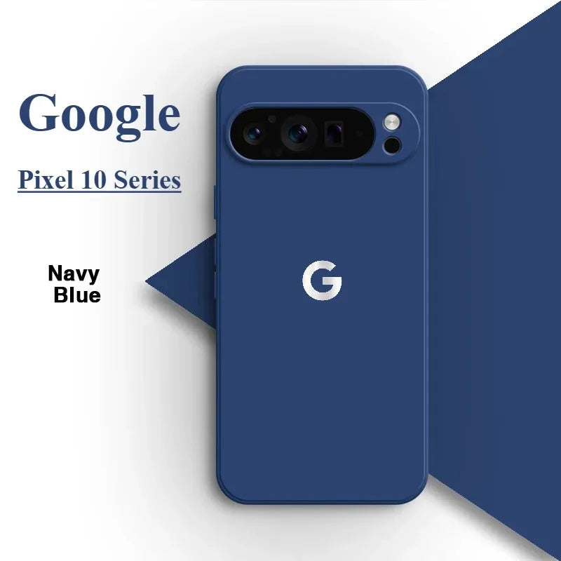 New Original Liquid Silicone Phone Case for Google Pixel 11 10Pro XL 11 10 9 8 7 6Pro Shockproof Camera Protector Cover