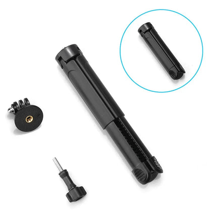 Extendable Mini Tripods  Stand Portable Tripod for DJI Pocket 3/4 GoPro Insta360 Phone 1/4” Mount Desktop Tripod for Vlog Live