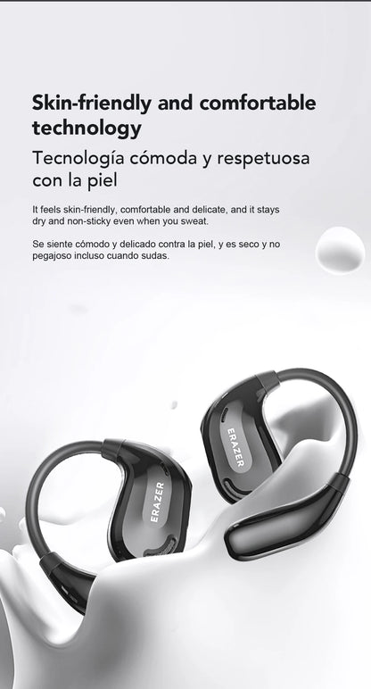 Erazer XT66 Intelligent Translator Earphone Wireless Headphones Bluetooth Earbuds Real-time Translate Equalizer APP Built-in Mic
