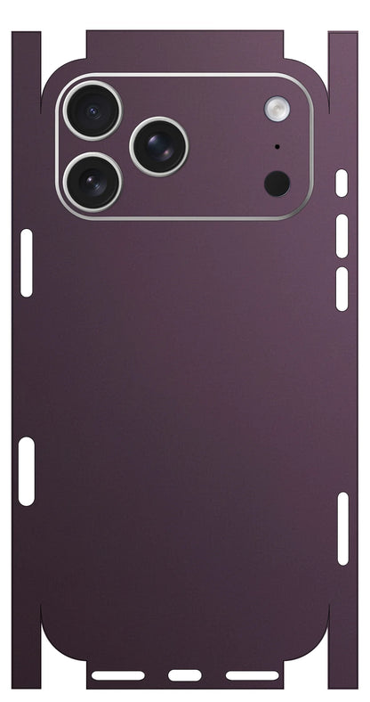 OSCARSKIN Z For Apple iPhone 17 16 15 14 IPhone13 Pro Max Full Body Wrap Decal Skin Plain Color Rear Protective Sticker Film