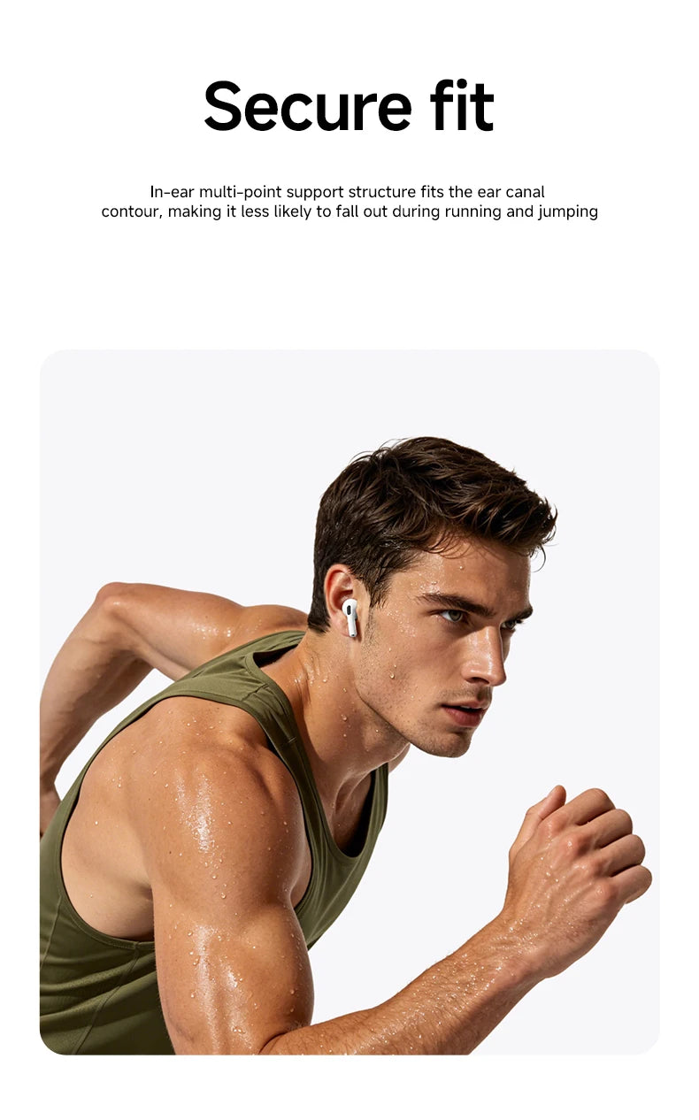 Acer Ohr803 Wireless Earphones, In-Ear Bluetooth 6.0, Stable Transmission, Noise Reduction for Calls, High-Definition Stereo Sound Quality, Suitable for Use during Sports, Running, and Cycling