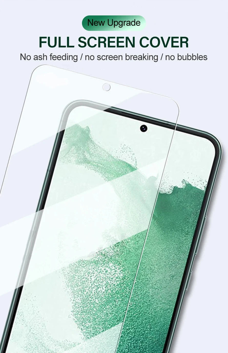2PCS Fingerprint Unlocking Tempered Glass For Samsung Galaxy S25 S24 Ultra S25 S24 Plus Screen Protector For Samsung S24 S25