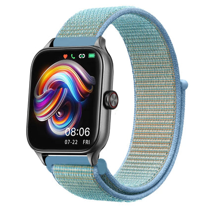 Nylon Loop Band For Amazfit GTS 4/3/2e Mini/GTR 4/3/2e/Balance/Stratos 20/22mm Watch Bracelet for Correa Amazfit Bip 5-6 Straps