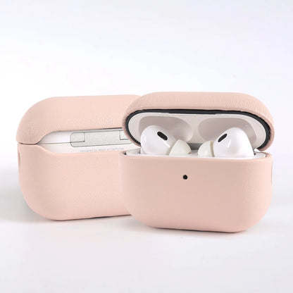 Biobased Eco-Friendly Leather Case For Airpods Pro 3 Airpods4 5 Wireless Earphone Box Headphone Bluetooth Hard Protective Cover