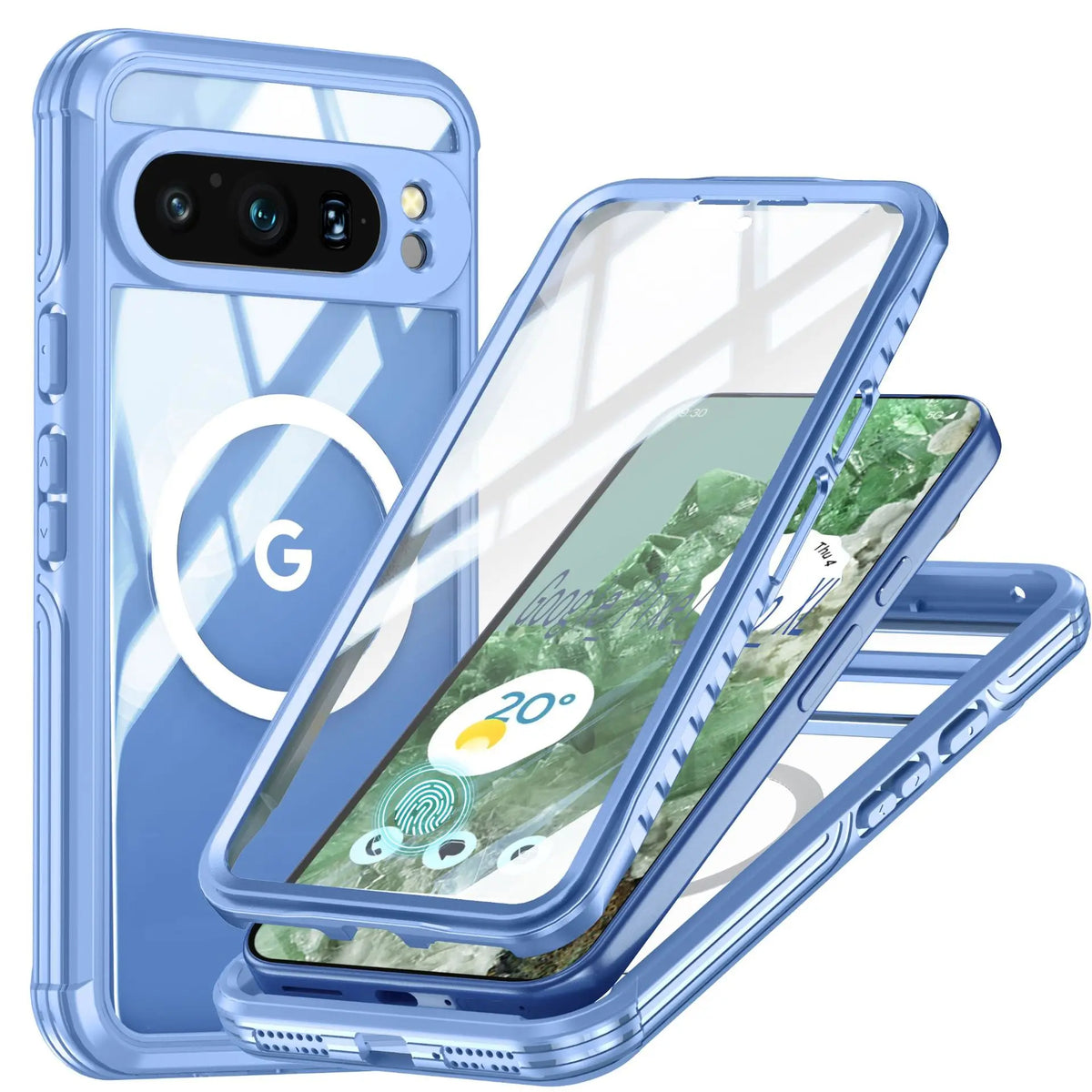 Suitable for Google Pixel 10A/8/9 Pro XL Phone Case Three Proof Sealing Anti Drop Dustproof Phone Case All Inclusive