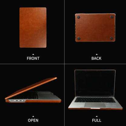Laptop Genuine Leather Case for Macbook Air 15 A3448 M5 Pro 16 A3428 A3429 Pro 14 A3426 A3427 Air 13 A3449 M5 2026 Cover Cases