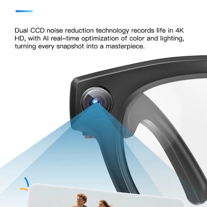 AI Shooting Smart Glasses Blue Tooth Call Automatic Color Changing Lenses Real Time Translation Music 4K Camera Men Women