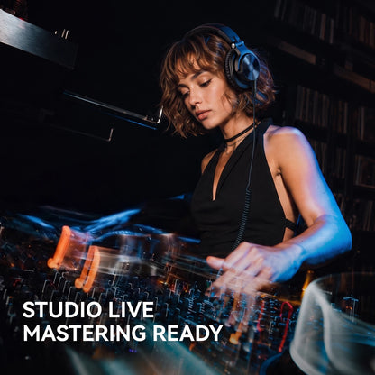 Oneodio A70 Gen 2 Wireless Bluetooth 6.0 Headphones With Hi-Res LDAC Audio 72Hrs Over Ear Studio Wired DJ Headset APP Support