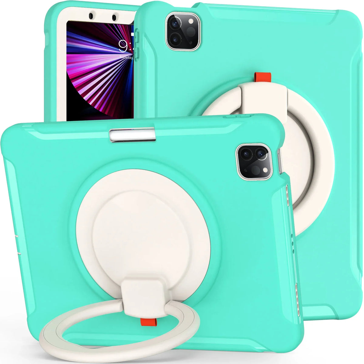 Stand Tablet Case For iPad 2025 Pro 13 11 Mini Air 3 4 5 6 7 8 9 10th 11th Generation 10.9 12.9 inch Handle Shockproof Cover