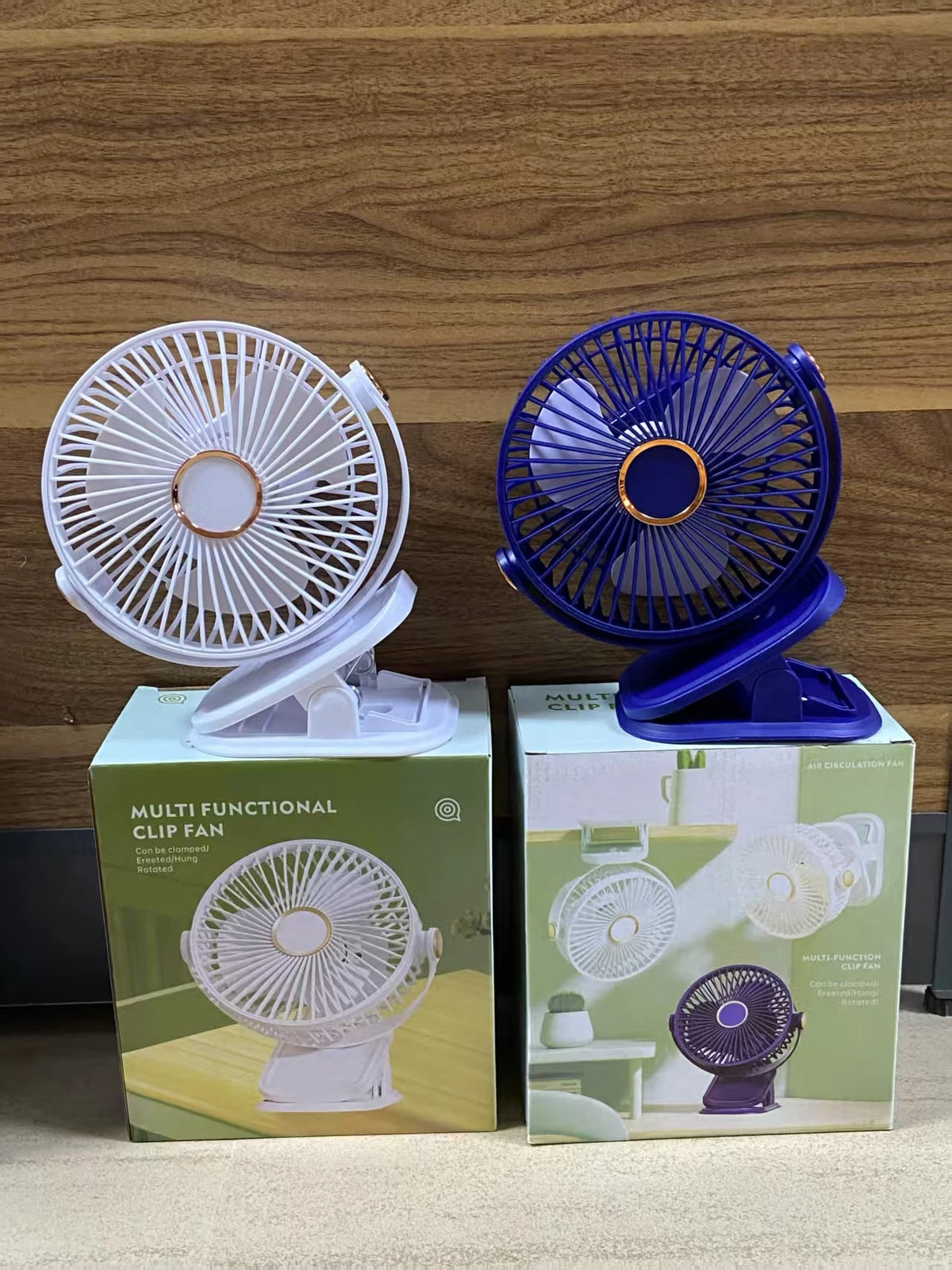 Portable USB Clip-On Fan for Office Desk Quiet Design for Dormitory Students Baby Stroller Bedside Small Tabletop Fan