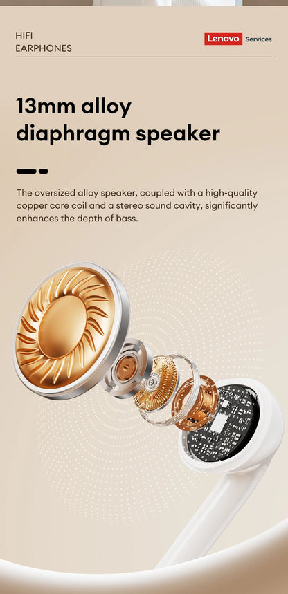 Lenovo YF02 Wired Gaming Headphones 3.5mm/Type-C For Mobile Phones  Computers And More HiFi Sound Music Wired Earphones With Mic