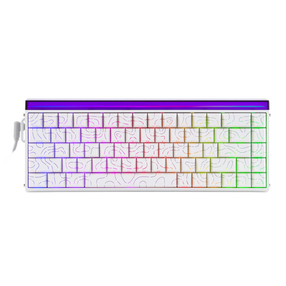 AULA Hero68 HE 65% ANSI US Layout Hot-Swap Wired Magnetic Gaming Keyboard 8kHZ Rapid Hall Effect Switch RGB Backlight Light Box