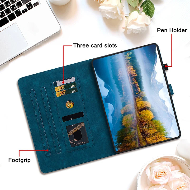 Leather Case for iPad Air 11 13 2024-26 iPad 5th 6th 7th 8th Gen iPad 10.9 2022 11th 2025 Pro 11 2024 9.7 2018 Mini 8 6 Shell