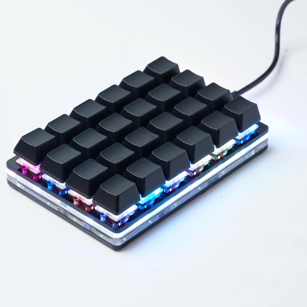 USB Programming Macro Custom Mechanical Keyboard RGB 24/16/12/9/8/4/3/2 Key Copy and Paste DIY Gaming Mini Keypad Macropad