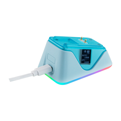 EPOMAKER NEX Lite Tri-mode Wireless PAW3311 Sensor Gaming Mouse with RGB Charging Dock & 1K Polling/12K DPI for Gaming & Office