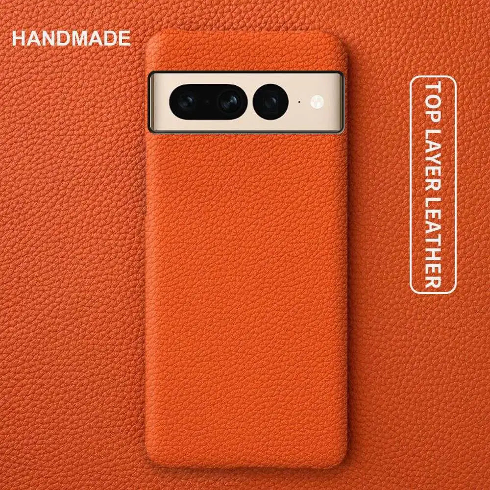 Fundas Pixel 10 Pro Case Business Genuine Leather Cases for Google Pixel 6A 7Pro 5A Mobile Phone Cover Capa Back Coque Carcasa