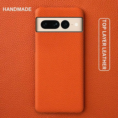 Fundas Pixel 10 Pro Case Business Genuine Leather Cases for Google Pixel 6A 7Pro 5A Mobile Phone Cover Capa Back Coque Carcasa