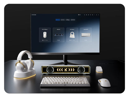 MCHOSE K7 V2 Wireless Gaming Mouse PAW3955 TI Dual 8K Polling Rate 50000DPI Lightweight Magnetic Wireless Charging Dock Esports