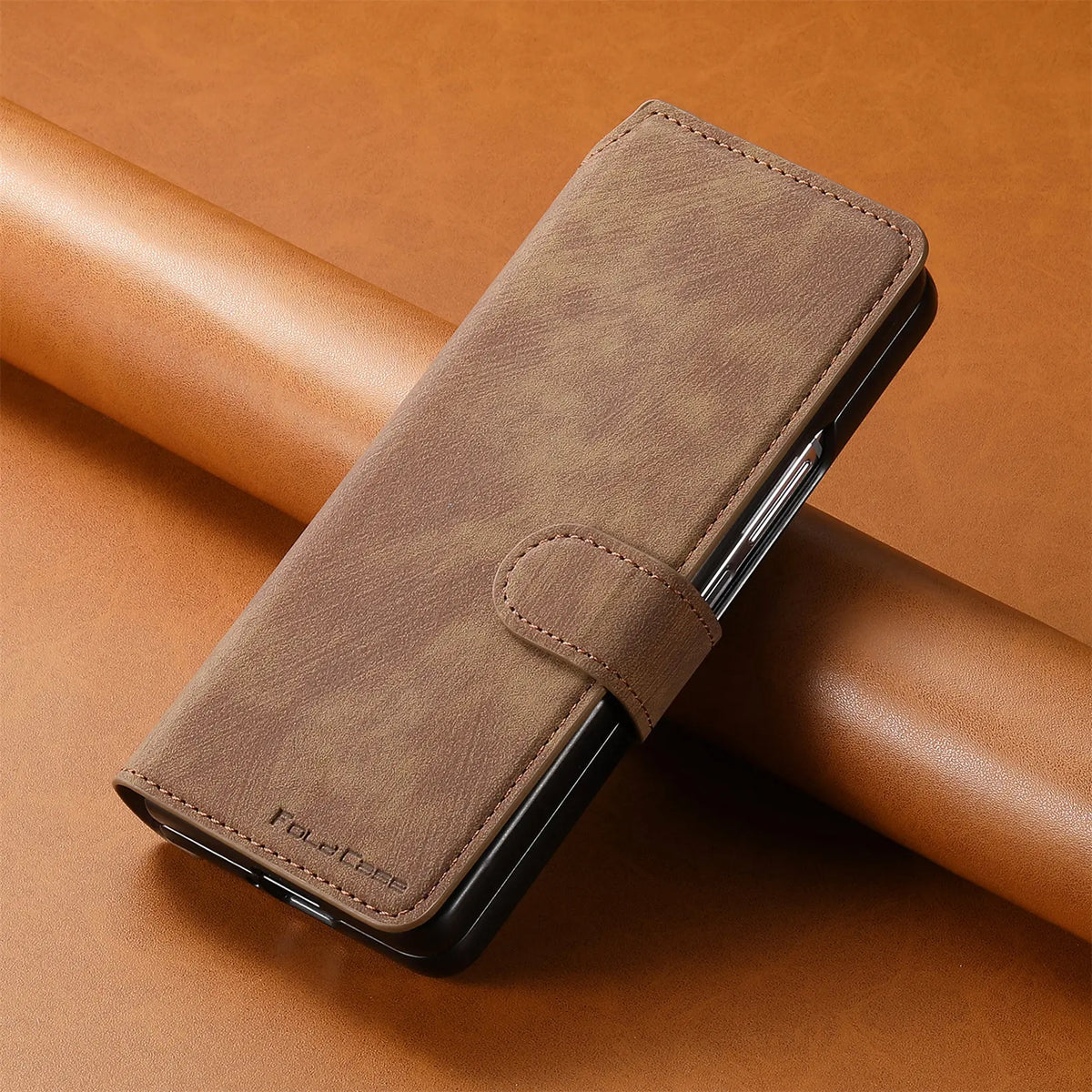 2 in 1 Detachable Cards Solt Wallet Flip Book Case For Samsung Galaxy Z Fold 6 5 5G Fold6 Fold5 Removable Bag Magnetic Cover